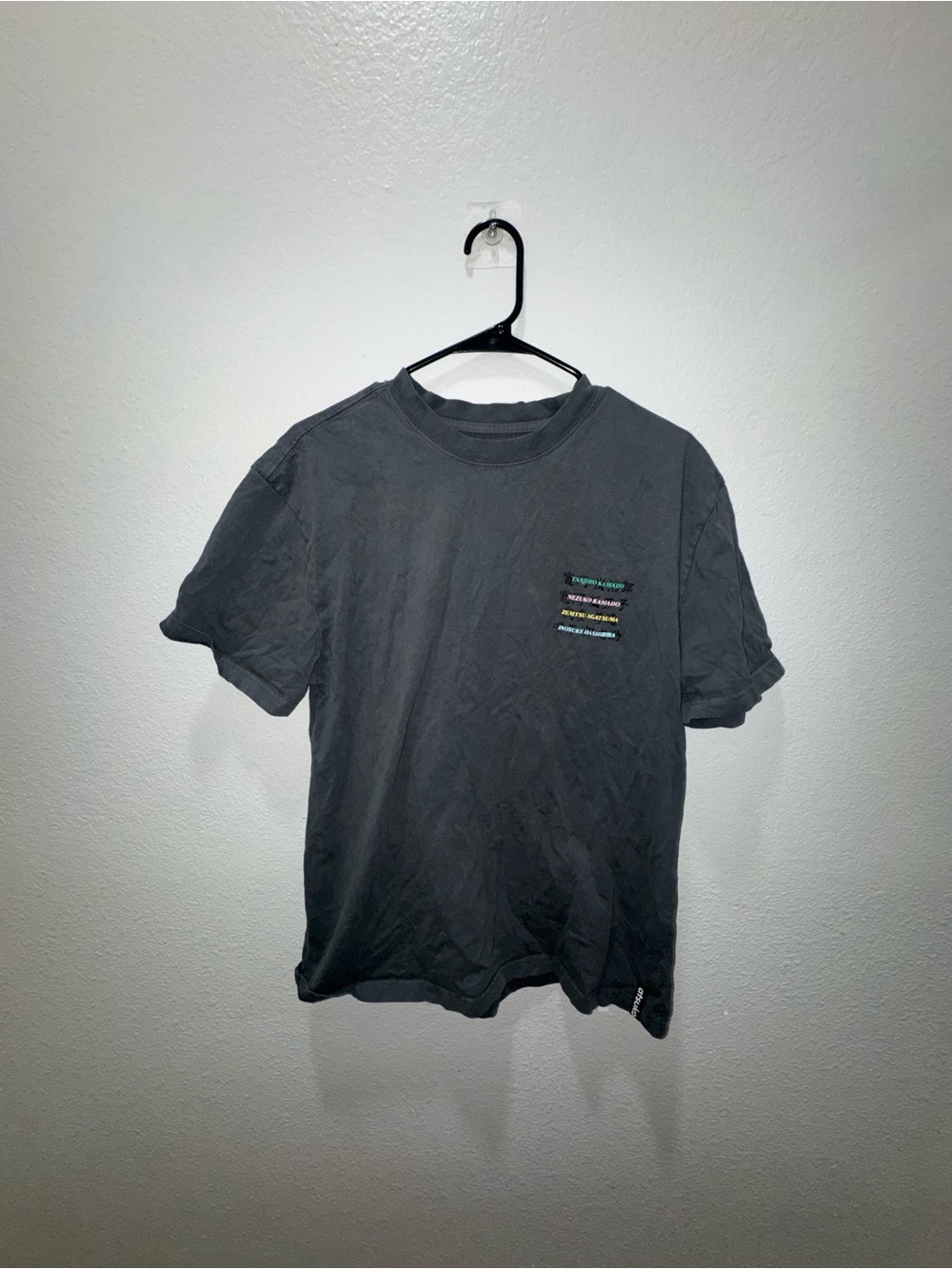 Men's Black Short Sleeve Graphic Pocket Tee